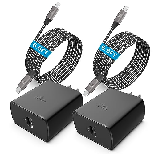 2 Pack 45W Type C Chargers for Samsung