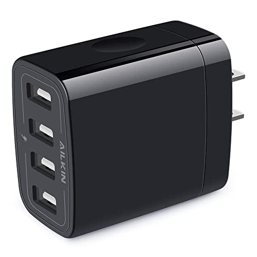 AILKIN 4-Port Fast USB Wall Charger