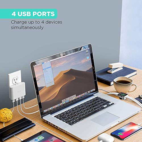 Slim Multiport USB Wall Adapter by iHome