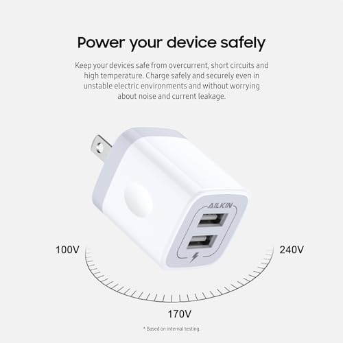 Dual Port Quick Charger for iPhone & Samsung