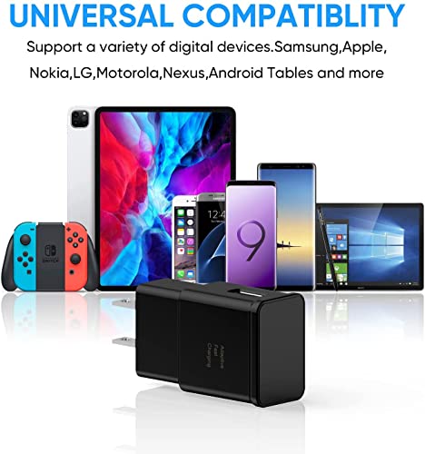 Fast Charging Wall Adapter for Android Devices (2-Pack)