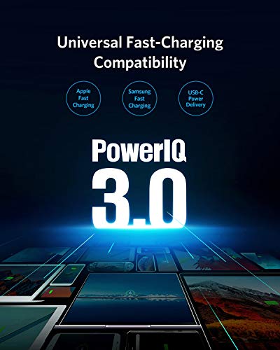 Anker USB C Car Charger, 40W 2-Port PowerIQ 3.0 Type C Car Adapter, PowerDrive III Duo with Power Delivery