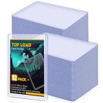 32-Count Hard Plastic Toploader Card Sleeves