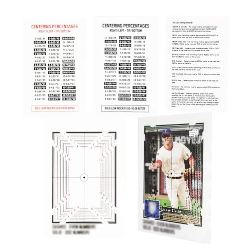 Sports Trading Cards Grading Kit & Measuring Tools