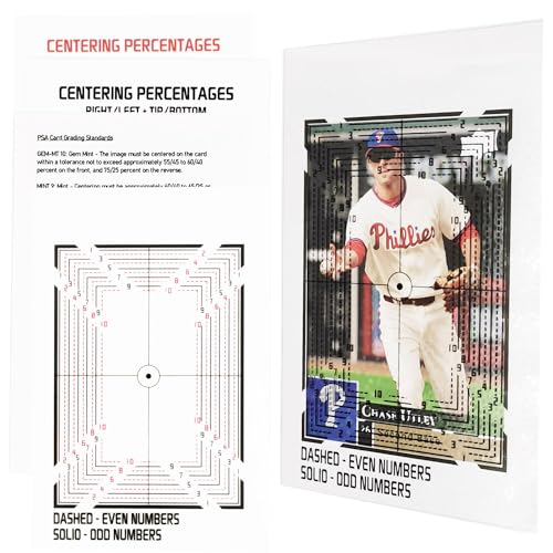 Sports Trading Cards Grading Kit & Measuring Tools