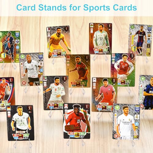 30 Pack Premium Acrylic Card Display Stands