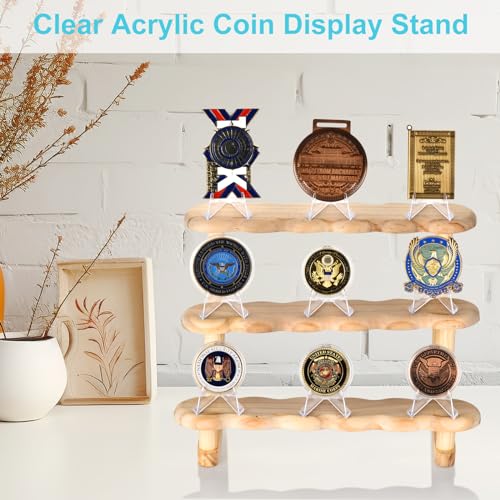 30 Pack Premium Acrylic Card Display Stands