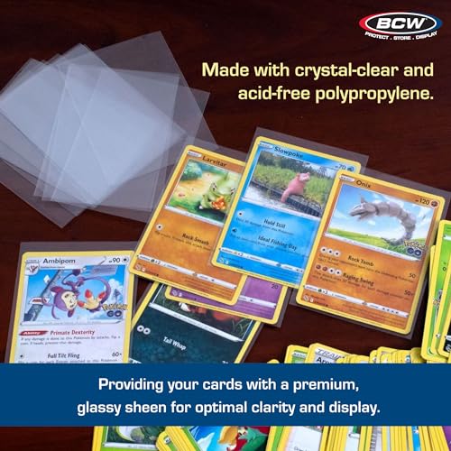 BCW Crystal Clear Penny Sleeves - 1000 Count