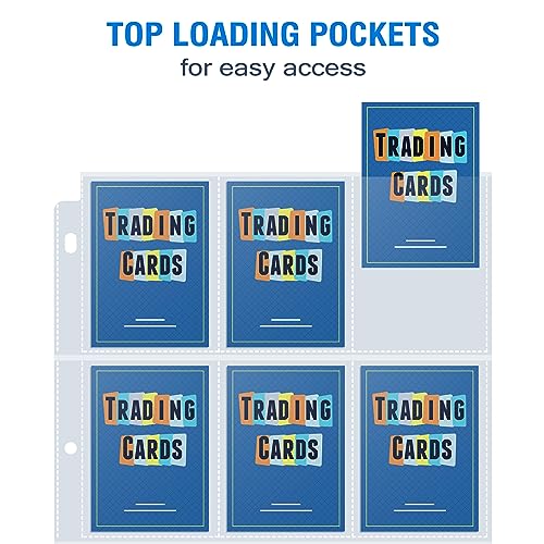 36 Pack 9 Pocket Trading Card Sleeves