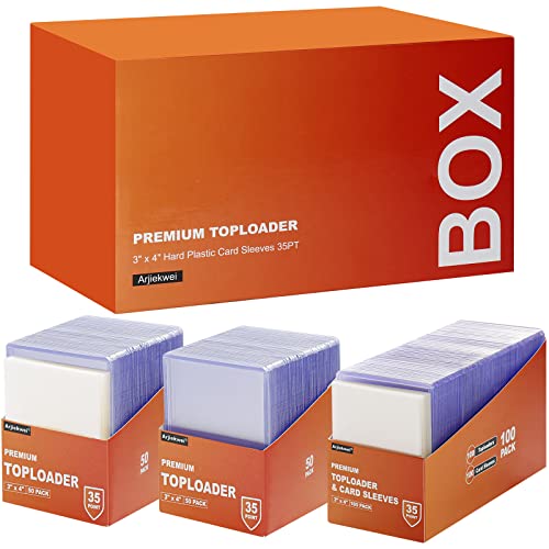 Toploaders and Sleeves for Sports Trading Cards