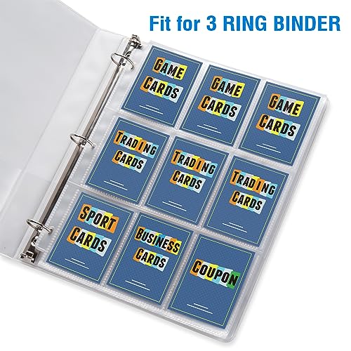 36 Pack 9 Pocket Trading Card Sleeves