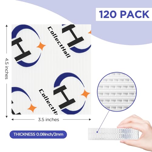 120 Pack Trading Card Shipping Protectors with Tape