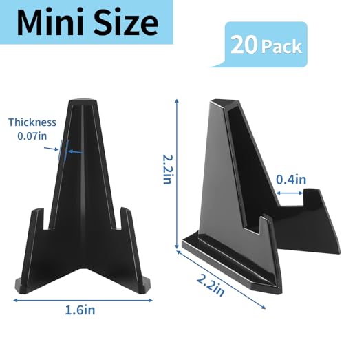 Acrylic Card Stands for Trading Cards - 20 Pack