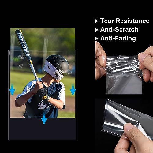 1000 Clear Soft Trading Card Sleeves - Protectors