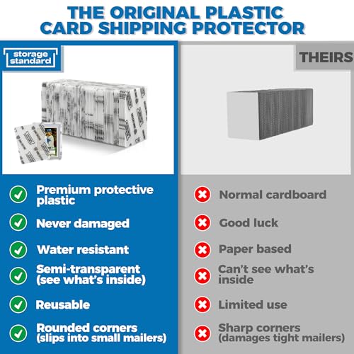 Premium 110 Pack Trading Card Shipping Protectors