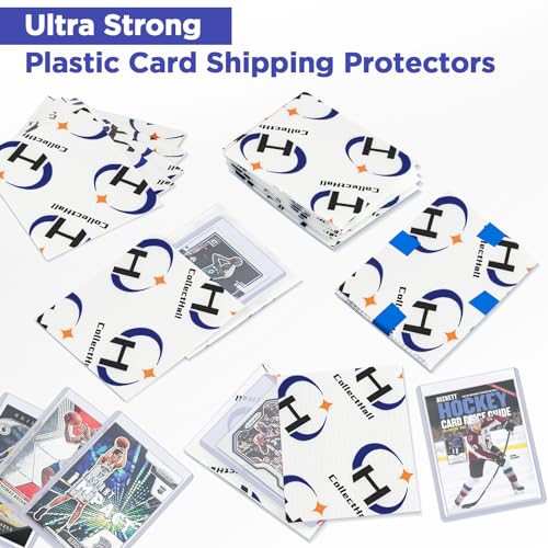 120 Pack Trading Card Shipping Protectors with Tape