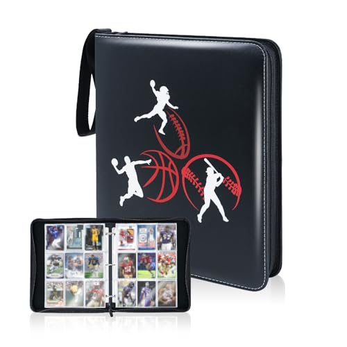 CLOVERCAT Waterproof 9 Pocket Sports Card Binder