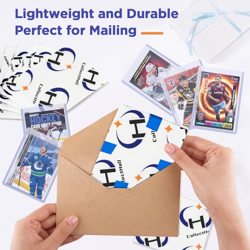 120 Pack Trading Card Shipping Protectors with Tape