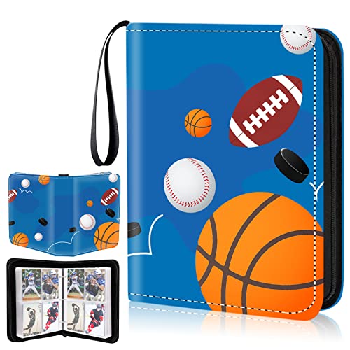 4-Pocket Sports Card Binder with 400 Pockets