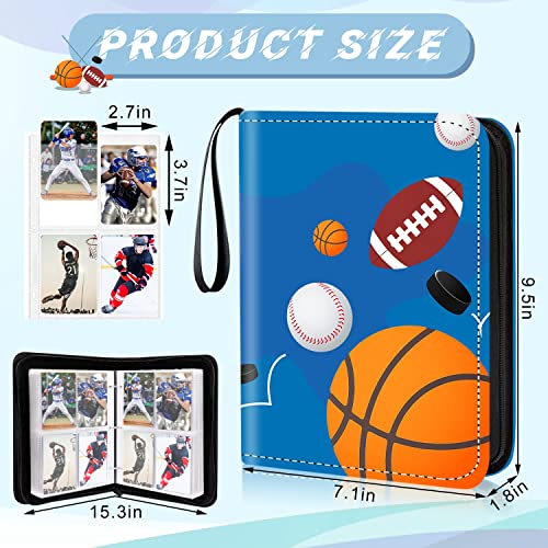 4-Pocket Sports Card Binder with 400 Pockets