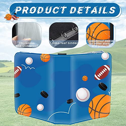 4-Pocket Sports Card Binder with 400 Pockets