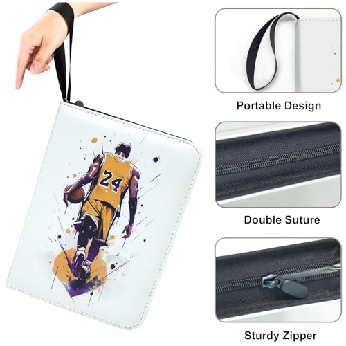 Basketball Card Binder with 400 Pockets