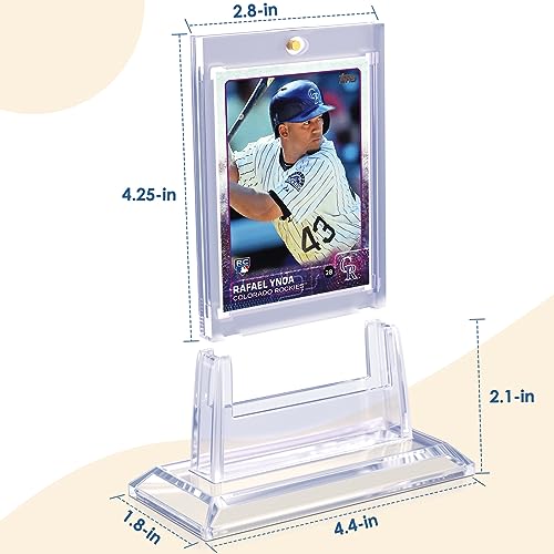 4-Pack Magnetic Holders for Trading Cards Display