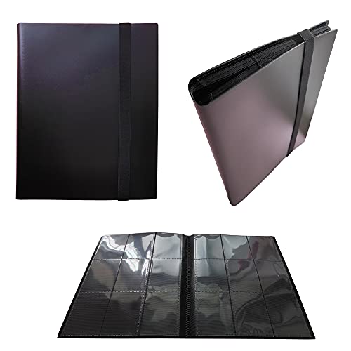 9-Pocket Trading Card Binder Album - Black