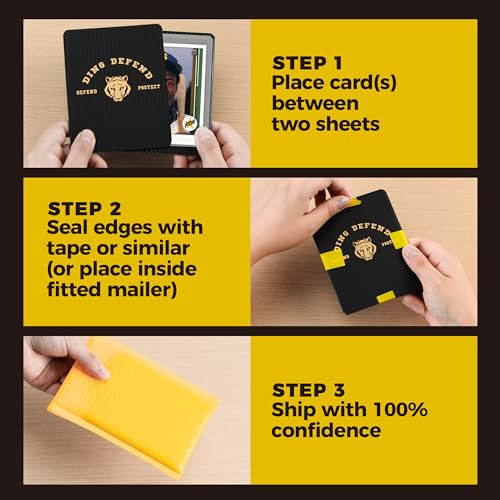 Tiger Design Trading Card Protectors - 110 Pack