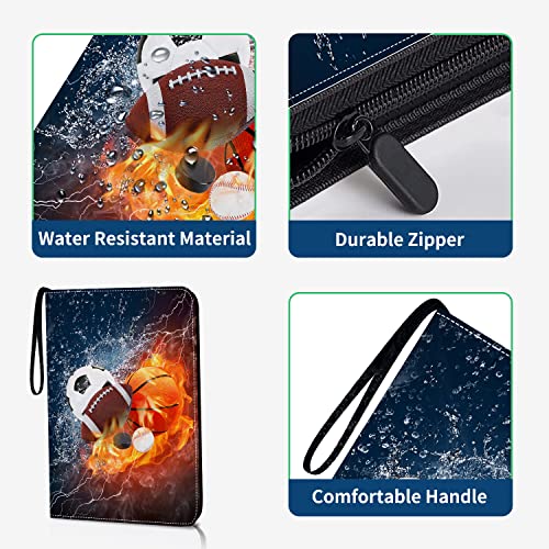 HESPLUS 4-Pocket Sports Card Binder with 400 Slots