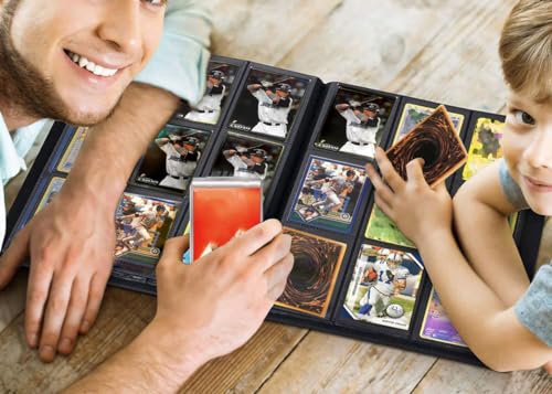 9-Pocket Trading Card Binder Album - Black