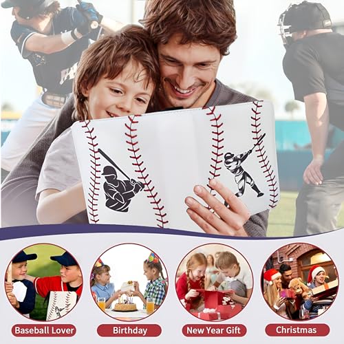 900-Pocket Baseball Card Binder with Zipper Closure