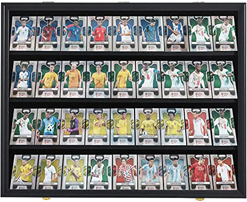 Lockable Sports Card Display Case for Collectors