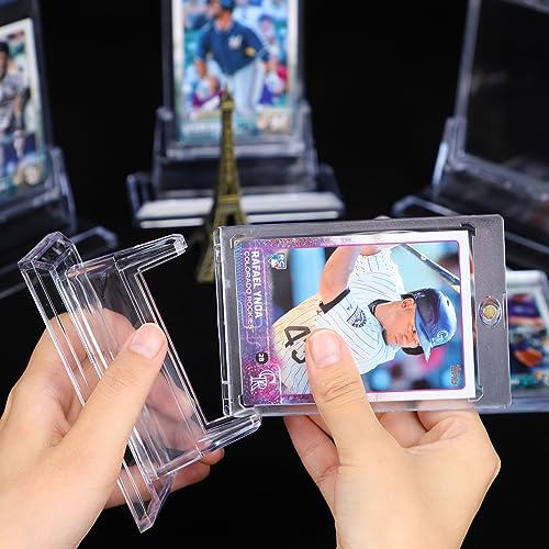 4-Pack Magnetic Holders for Trading Cards Display