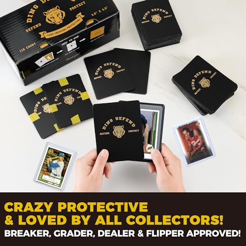 Tiger Design Trading Card Protectors - 110 Pack