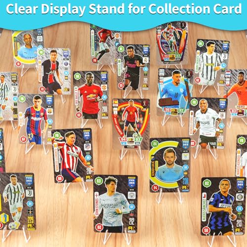 20 Pack Acrylic Card Display Easel Stands