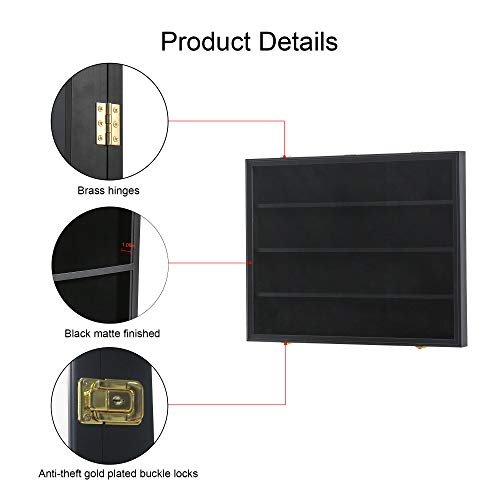 Lockable Sports Card Display Case for Collectors