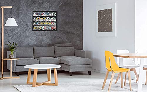 Lockable Sports Card Display Case for Collectors