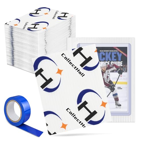 120 Pack Trading Card Shipping Protectors with Tape