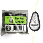 Catfish Sumo Flat No-Roll Sinker Weights (10-Pack)
