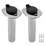 Stainless Steel Fishing Rod Holder – 2 Pack