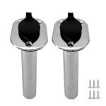 Stainless Steel Fishing Rod Holder – 2 Pack