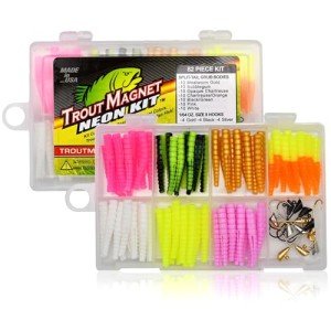 Trout Magnet 82-Piece Neon Fishing Kit