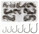150PCS Strong Circle Hooks for Freshwater & Saltwater