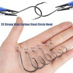 150PCS Strong Circle Hooks for Freshwater & Saltwater