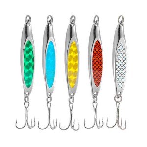 TUXIBIN 5-Piece Fishing Lures Set for Trout & Bass
