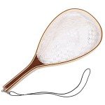 Fly Fishing Landing Net with Wooden Handle