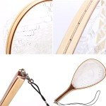Fly Fishing Landing Net with Wooden Handle