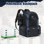 Piscifun Waterproof Fishing Tackle Backpack with Rod Holders
