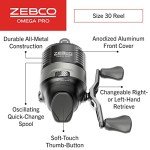 Zebco Omega Pro Size 30 Spincast Fishing Reel